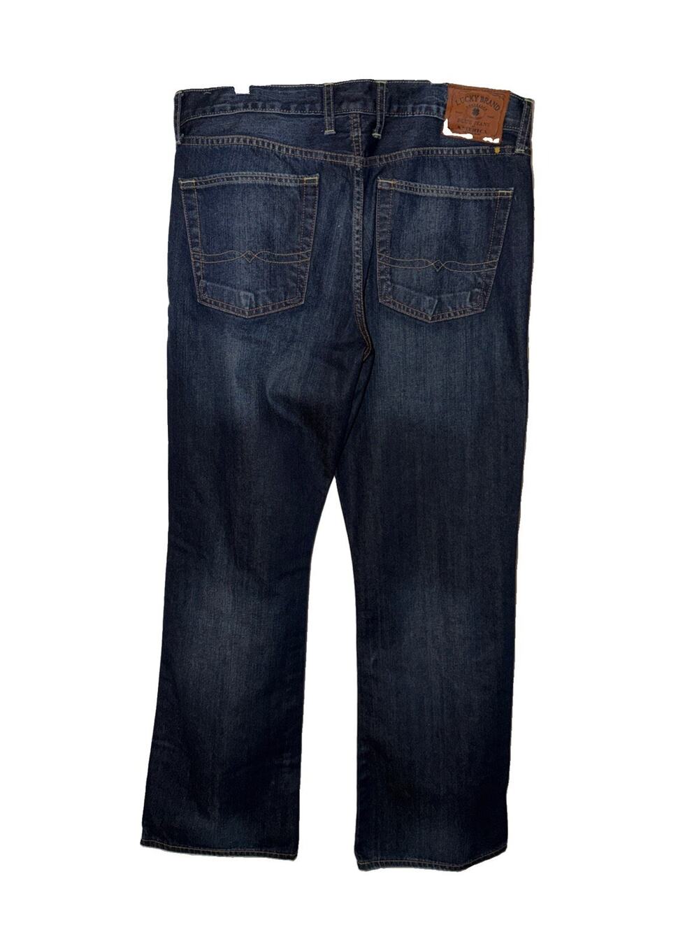 Lucky Brand 367 Vintage Boot Jeans Mens 33x32 Dark Wash Blue Classic Fit Bootcut
